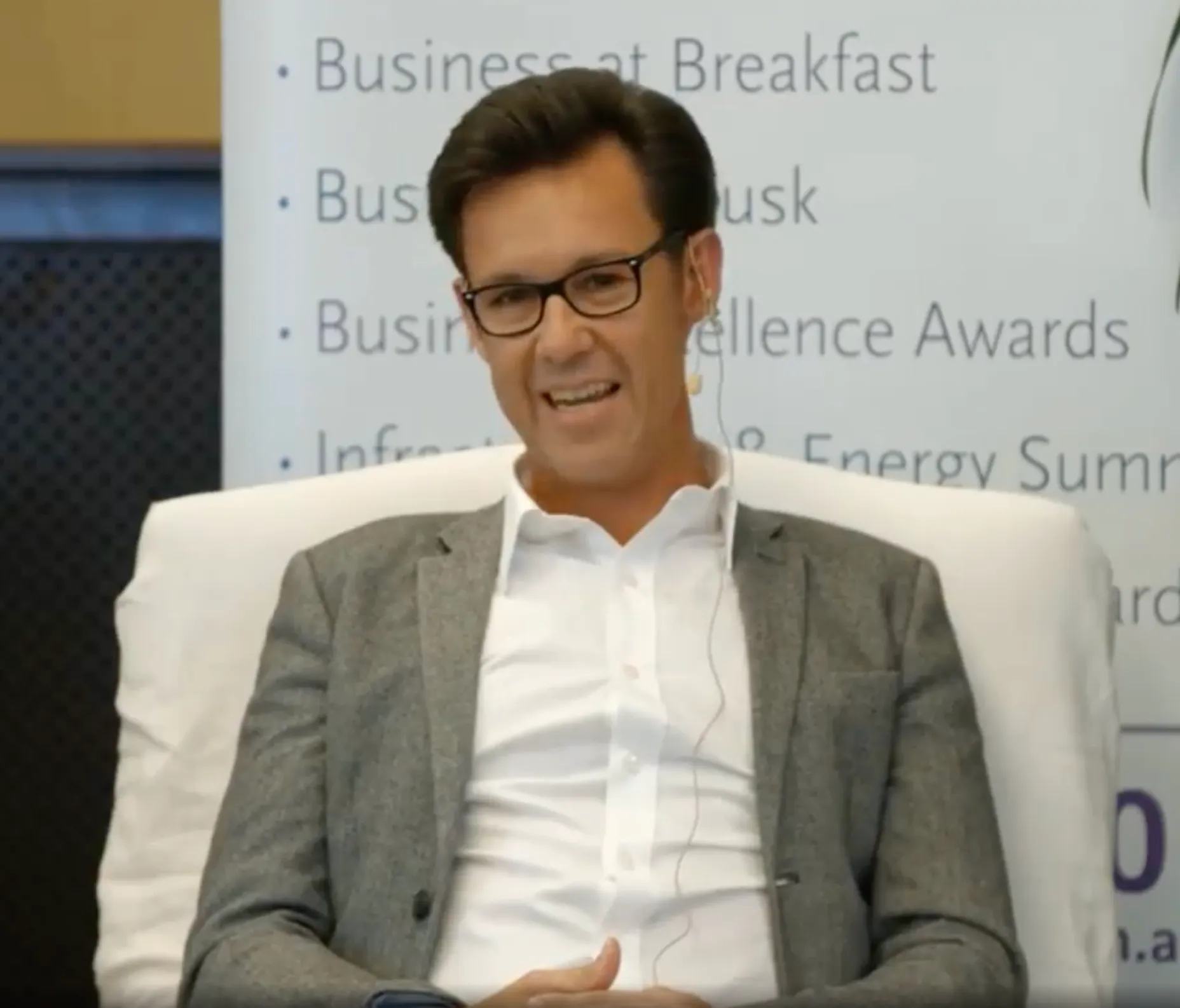 Troy Morgan facilitating a business conversation